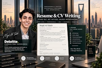 write and design an impact driven consulting level resume