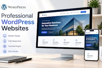 create a professional wordpress website