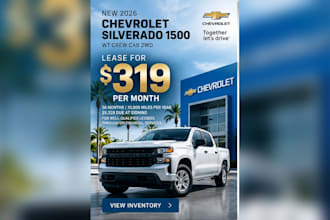 design a professional business flyer or promotional flyer