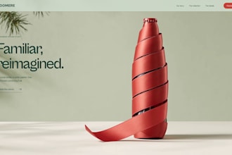 build a responsive interactive landing page with scroll animation