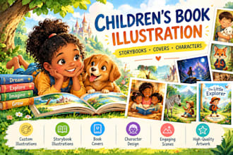 design childrens book illustrations storybooks and covers