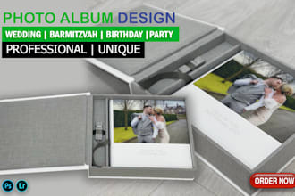 design wedding album, photo book and photo album