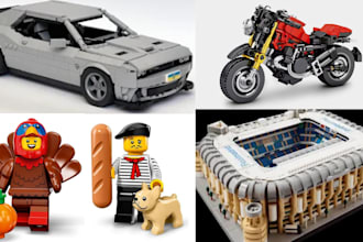 design 3d lego model, lego toy, lego set, lego house, lego car, with pdf manual