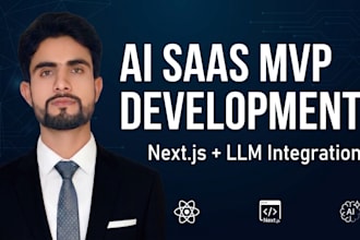 build a full stack ai saas mvp with nextjs and llm apis