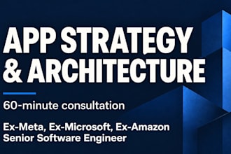review your app architecture and roadmap