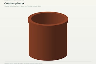 create a simple 3d product or prop model with preview renders