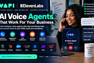 build elevenlabs and vapi ai voice agents with CRM integration