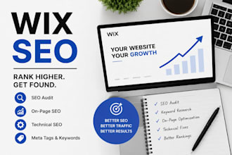 optimize wix seo, meta tags, technical and ai search visibility aeo geo