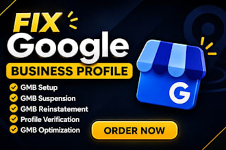 set up and verify google business profile reinstate suspended gmb