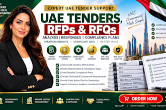 analyze uae tenders rfps analysis rfqs response and create bid compliance plans
