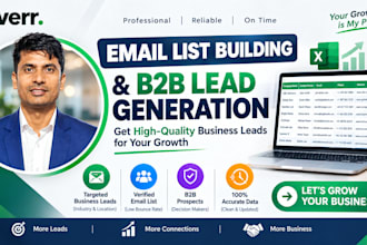 b2b lead generation and targeted email list building