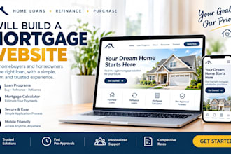 build mortgage website with mortgage calculator, generate hot mortgage leads