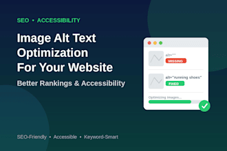 optimize image alt text for SEO on your website