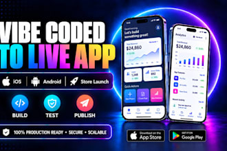 turn your vibe coded app into a live app on app stores
