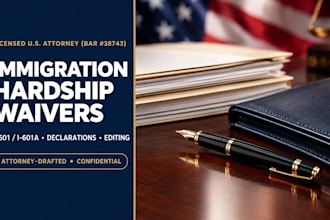 draft a persuasive extreme hardship waiver letter for US immigration