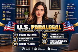 draft your court documents as paralegal