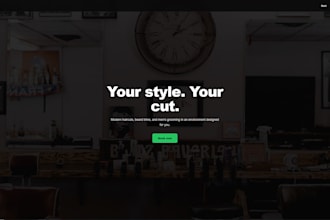 create a responsive HTML CSS javascript website