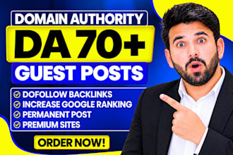 increase domain authority da 70 with high da guest posts and dofollow backlinks