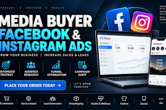 manage facebook and instagram ads as a meta ads expert