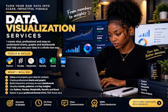 create professional data visualizations charts and graphs