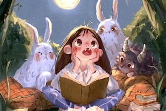 create childrens book illustration