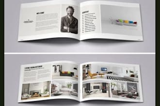 design construction brochure remodeling project portfolio and proposal