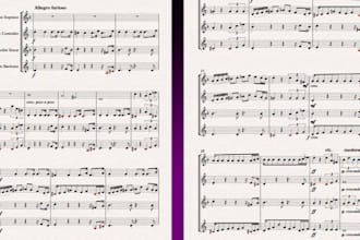 transcribe from audio to music sheet