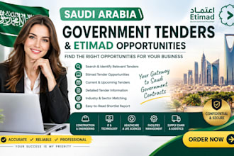 find saudi government tenders and etimad opportunities for you