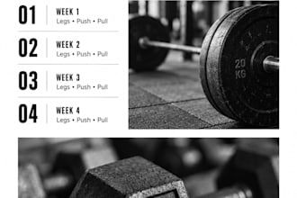 create a beginner gym workout template to build strength and confidence
