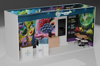 create 3d renderings of your booth