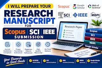 prepare your research manuscript for scopus sci ieee submission