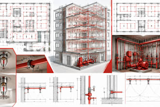 do nfpa 13 fire sprinkler design fire suppression  fire safety cad drawing