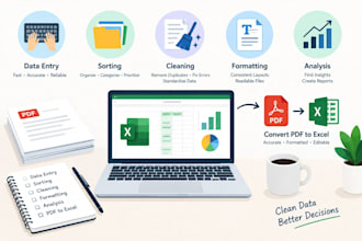 clean, format and organise your excel data