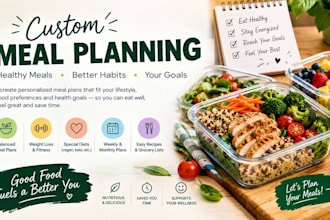 create a meal plan for your healthy for one month