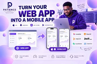 convert website to app lovable app base44 replit to ios and android on capacitor