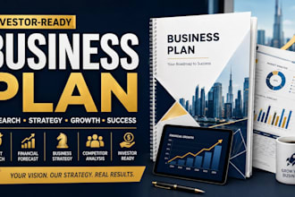 write an investor ready business plan for your startup or company