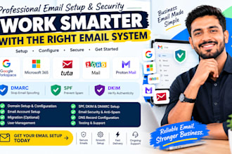 setup google workspace microsoft 365 tuta zoho mail outlook dmarc dkim porkbun