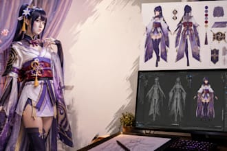 create custom anime cosplay costumes with accurate character details