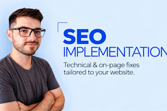 fix technical and on page SEO issues on your website