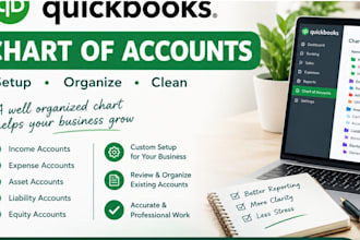 setup and organize quickbooks chart of accounts