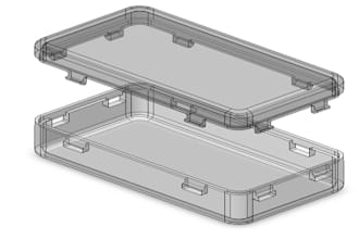 do snap fit design plastic enclosure cad modeling dfm and injection mold tooling