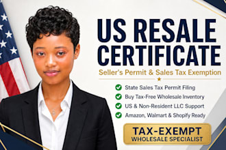 provide reseller resale certificate seller permit sales tax exemption in US