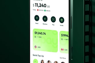 develop fintech app digital banking app payment app wallet app lending app