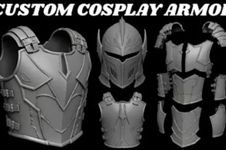 create  high quality, detailed, and wearable cosplay armor