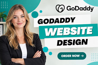 design, redesign godaddy website, godaddy seo and landing page optimization