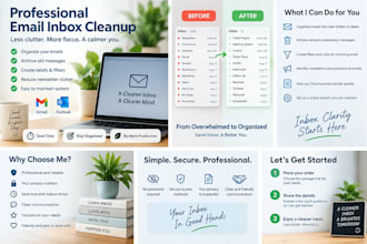 clean and organize your gmail or outlook inbox