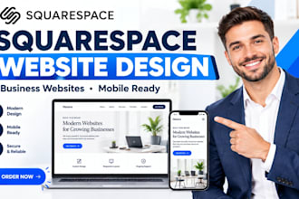 design a professional squarespace website for your business
