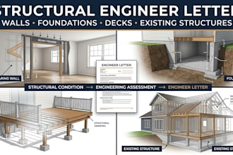 do structural engineer letters for walls foundations decks existing structures