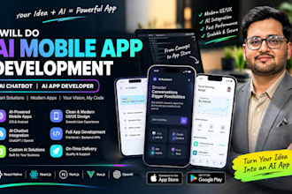 develop a custom ai chatbot and ai mobile app for your business