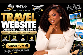 travel website, tour travel agency website, tourism website, booking website